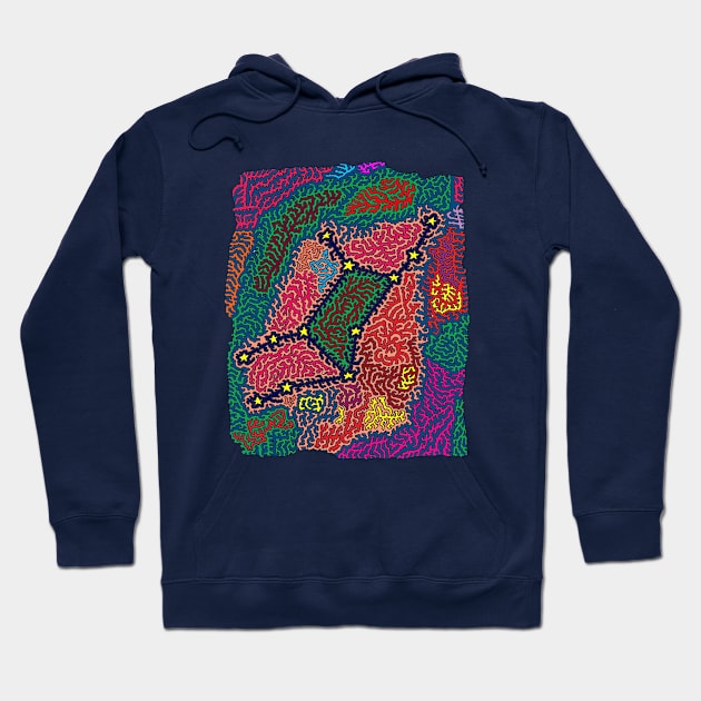 Constellation Virgo Hoodie by NightserFineArts